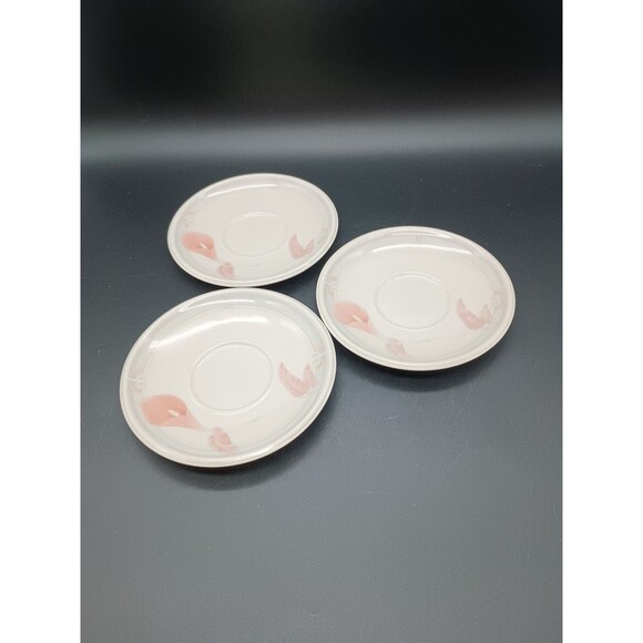 3 Noritake Eternal Blush Saucers Keltcraft Misty Isle Collection Ireland - Picture 3 of 4